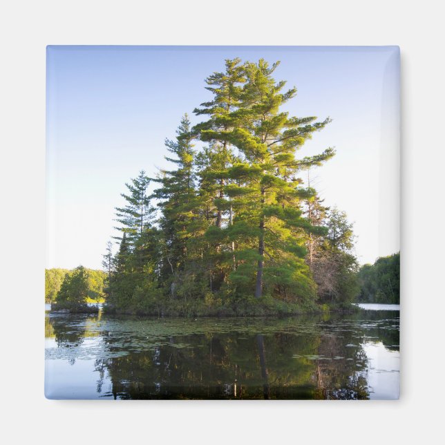 Aimant Île sur le lac Long Pond (Devant)