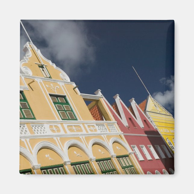 Aimant Îles ABC, CURAÇAO, Willemstad : Punda (Devant)