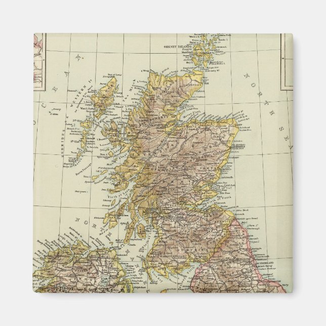 Aimant Îles britanniques 10 (Devant)