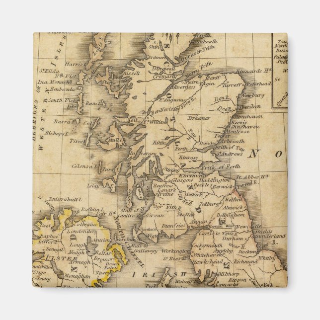 Aimant Îles britanniques, Asie (Devant)