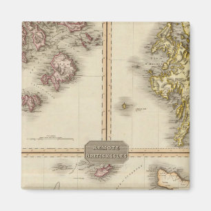 Aimant Îles britanniques éloignées Jersey et Guernesey