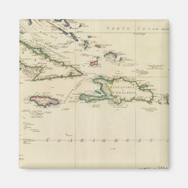 Aimant Îles de l'Inde occidentale 2 (Devant)