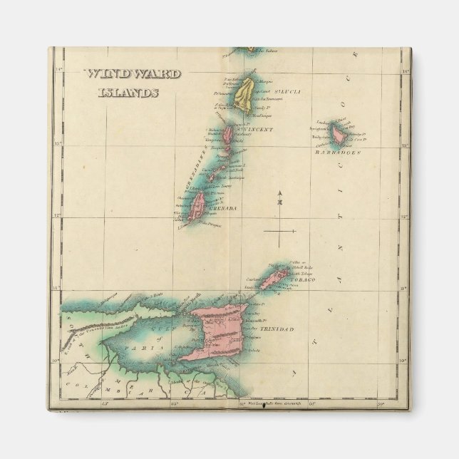 Aimant Îles du Vent (Devant)