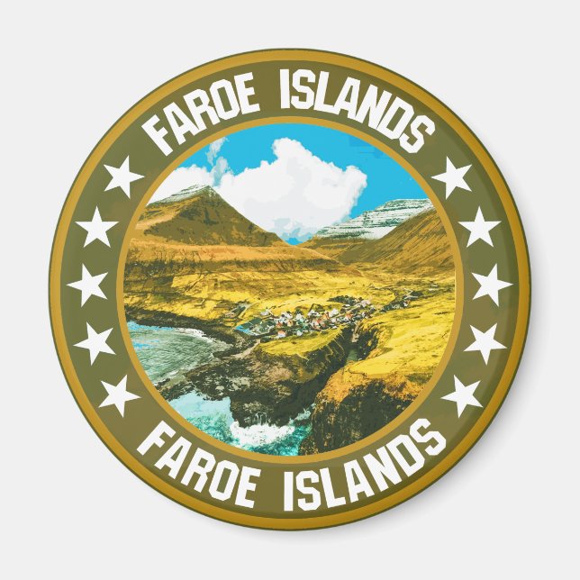 Aimant Îles Féroé (Devant)