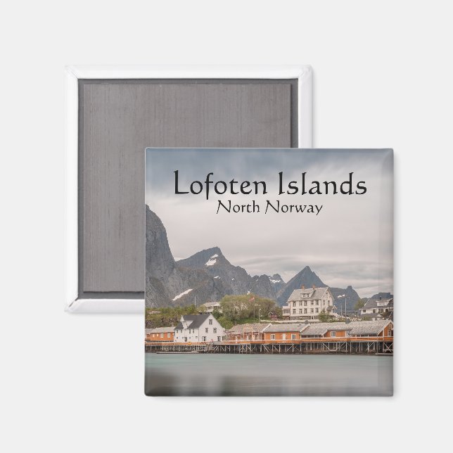 Aimant Îles Lofoten Norvège (Recto/Verso)
