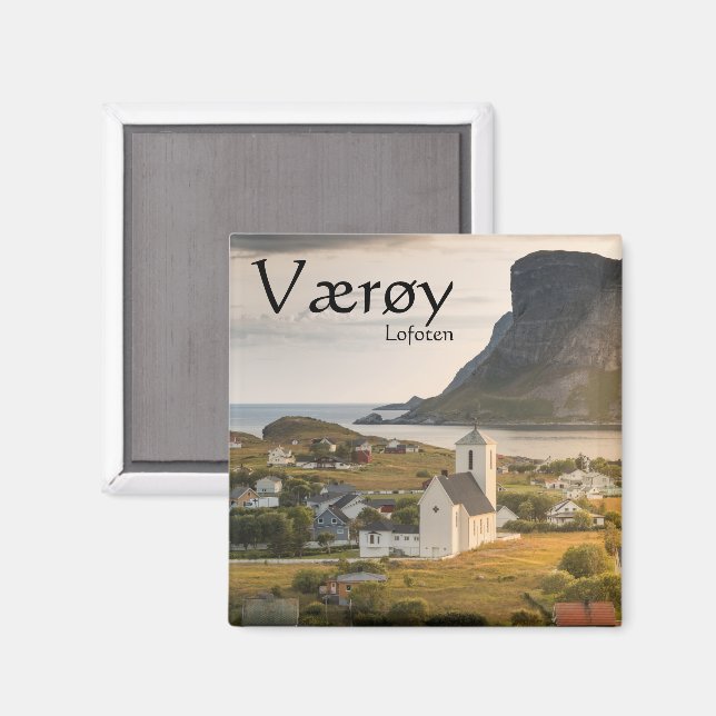 Aimant Îles Lofoten Værøy Norvège (Recto/Verso)