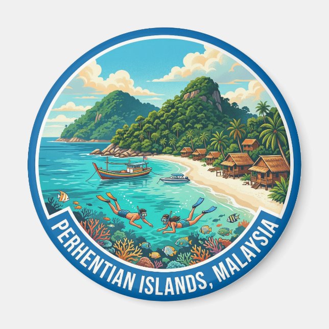 Aimant Îles Perhentian Malaisie (Devant)