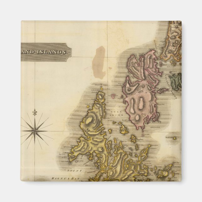 Aimant Îles Shetland (Devant)