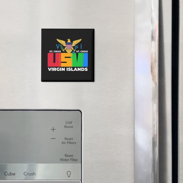 Aimant Îles Vierges américaines Sainte-Croix USVI Tropica (In situ (réfrigérateur))