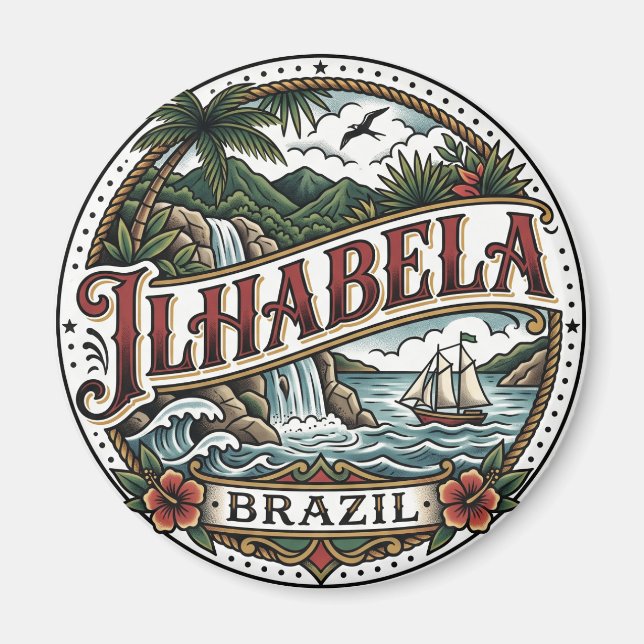 Aimant Ilhabela Brésil (Devant)