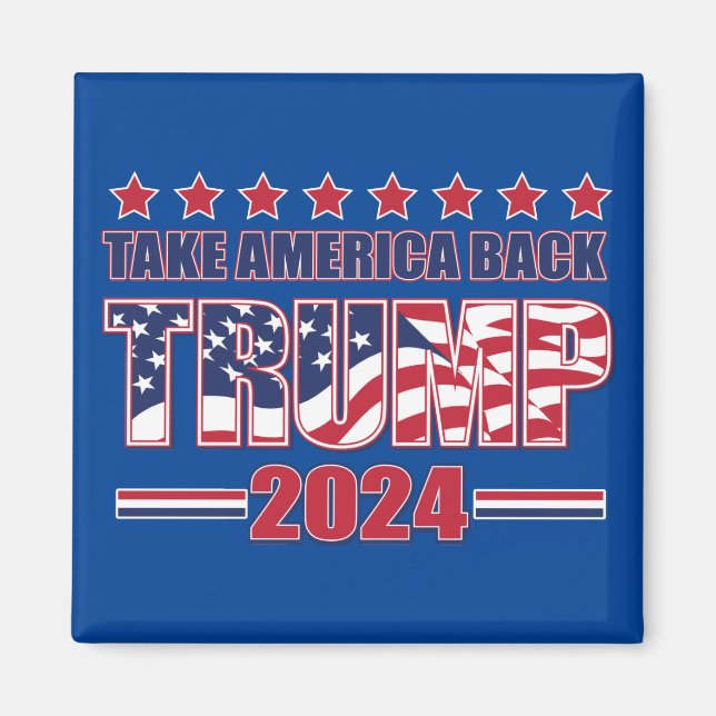 Aimant Ill be back Trump 2024 (Devant)