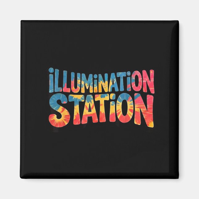 Aimant Illumination Station VBS 2026 École biblique de va (Devant)