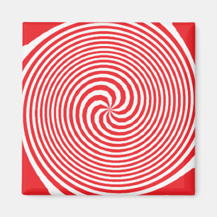 Aimant Illusion d'optique Motif Abstrait