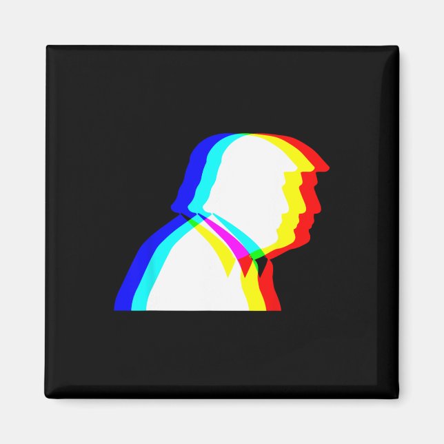 Aimant Illusion optique Trump Edm  (Devant)