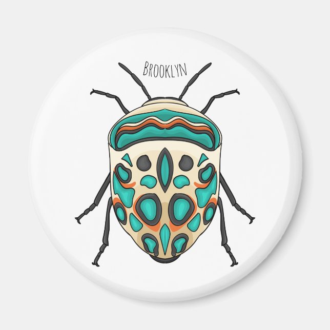 Aimant Illustration de bug Picasso (Devant)