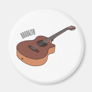 Aimant Illustration de guitare acoustique