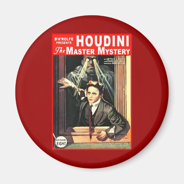 Aimant Illustration de Harry Houdini Pulp Fiction (Devant)