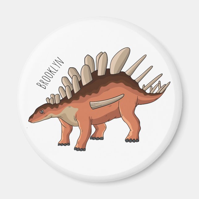 Aimant Illustration de Kentrosaurus (Devant)