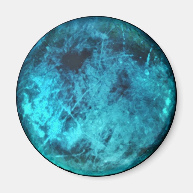 Aimant Illustration de la surface radioactive salée de l' (Devant)