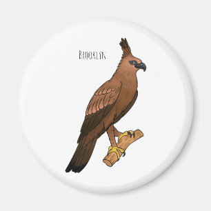 Aimant Illustration de l'aigle à faucon de Javan