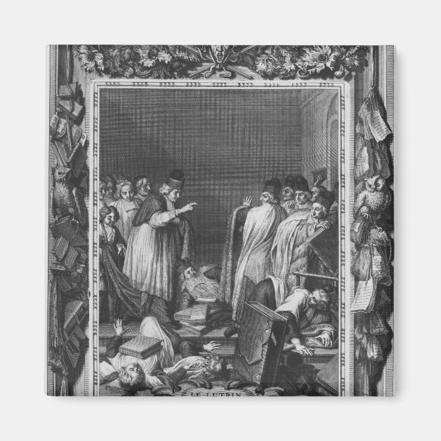 Aimant Illustration de "Le Lutrin" par Nicolas (Devant)