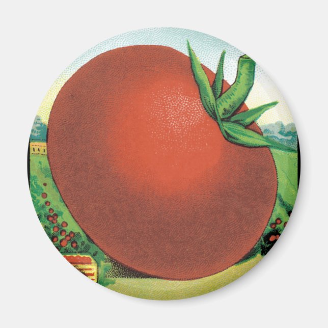 Aimant Illustration de l'étiquette d'un paquet de graines (Devant)