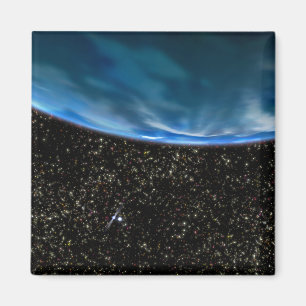 Aimant Illustration de l'horizon terrestre