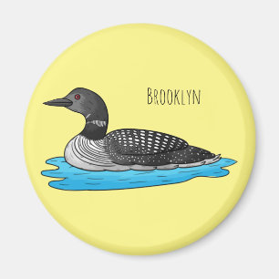 Aimant Illustration de Loon bird