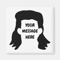 Illustration de Mullet de message personnalisé amu