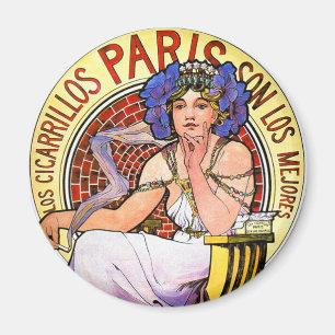 Aimant Illustration de Nouveau d'art de Mucha
