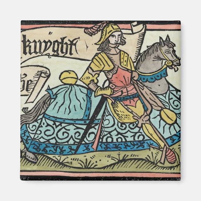 Aimant Illustration de 'The Canterbury Tales' (Devant)