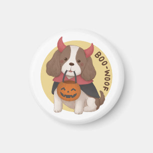 Aimant Illustration d'Halloween : Boo-Woof