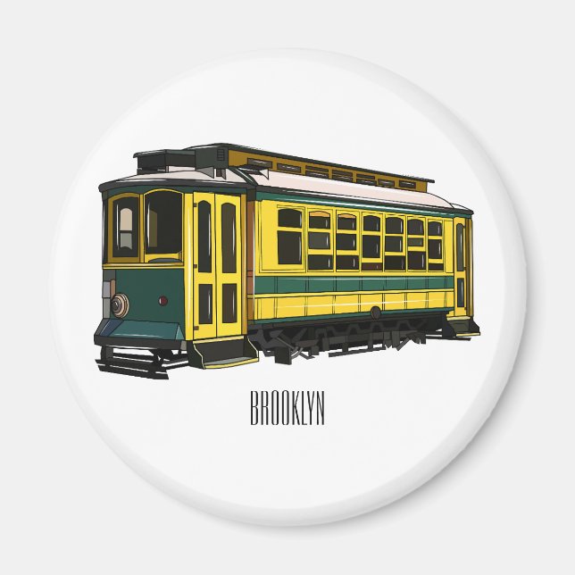 Aimant Illustration du chariot Mata (Devant)