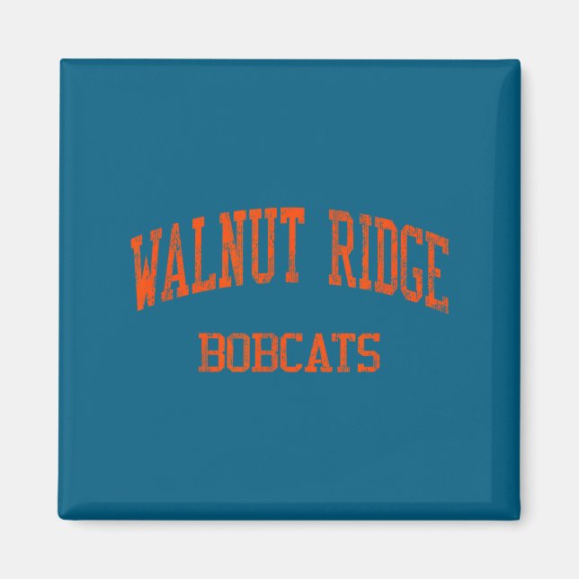 Aimant Illustration du lycée de Walnut Ridge (Devant)