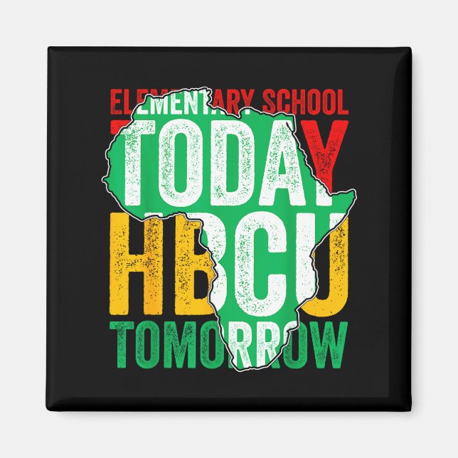 Aimant Illustration École Élémentaire Aujourd'hui HBCU De (Devant)