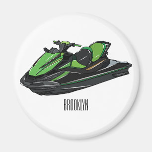 Aimant Illustration Jet ski