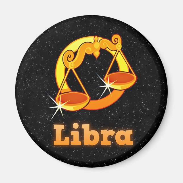 Aimant Illustration Libra (Devant)