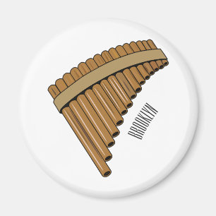 Aimant Illustration Pan flûte / panpipes