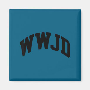 Aimant Illustration WWJD Que ferait Jésus
