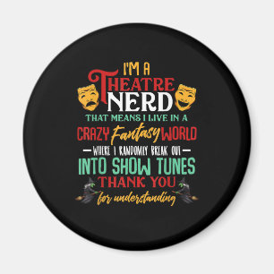 Aimant Im A Atre Nerd Sur scène Acteur Amateurs Acteur Ac