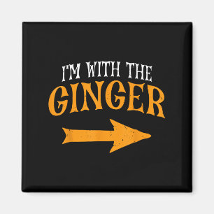 Aimant Im Avec Ginger Halloween Costume Couples Drôle Gin
