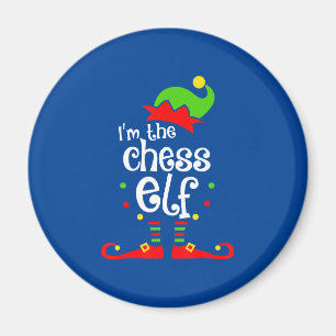 Aimant im chess elf xmas famille ami cadeau de noël