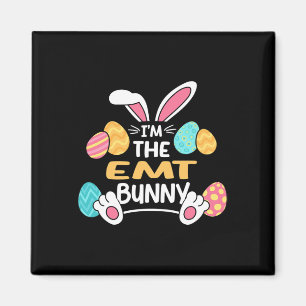 Aimant Im The Emt Bunny Paramedic Pâques