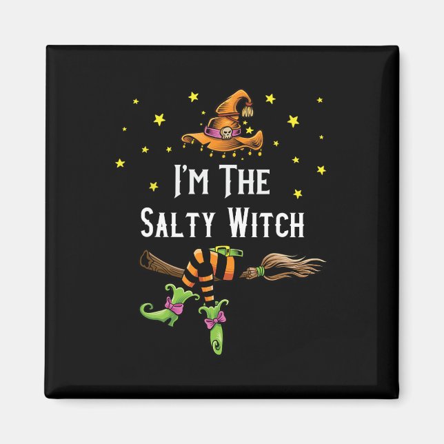 Aimant Im The Salty Witch Halloween Matching Group Costum (Devant)