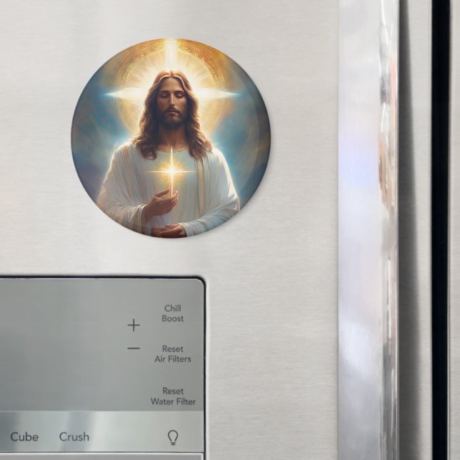 Aimant Image céleste de Jésus-Christ pour votre réfrigéra (In situ (réfrigérateur))