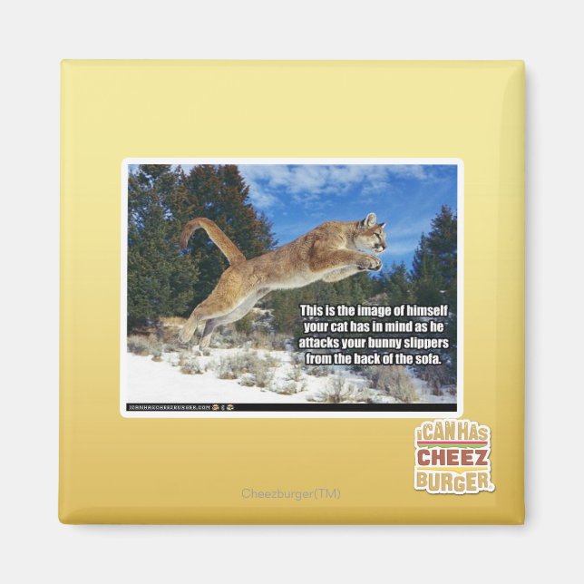 Aimant Image de chat (Devant)