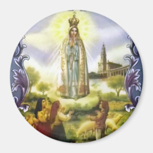 Aimant Image de l'apparition Notre Dame de Fatima