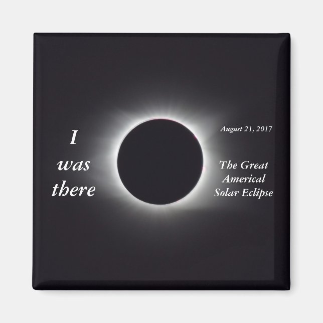 Aimant Image d'éclipse solaire 2017 (Devant)