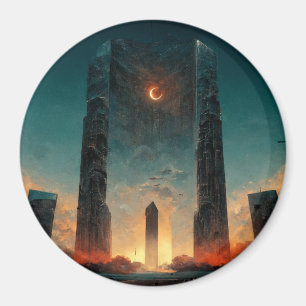 Aimant Imaginaire Black Gate Sci-Fi Art