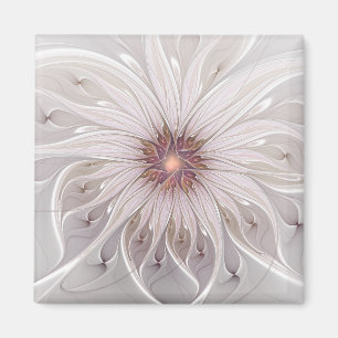 Aimant Imaginaire Floral, Abstraite Fleur Pastel Moderne